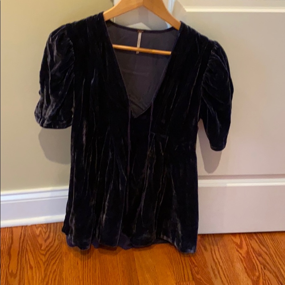 Free people crushed velvet dress